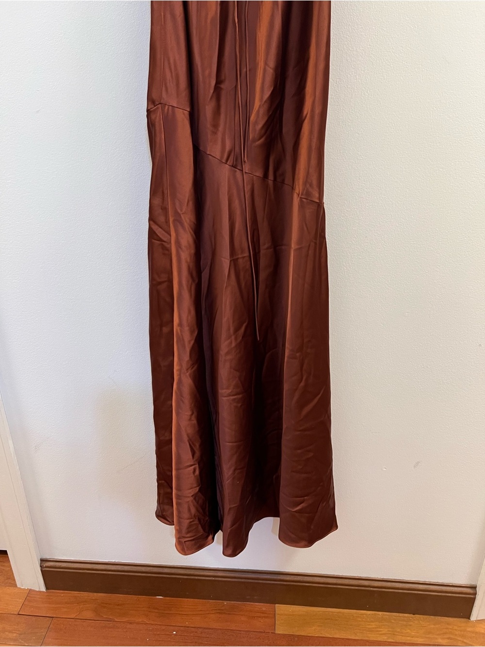 Revelry Satin Kimora in Terracota
Rust Dress - Picture 8 of 16